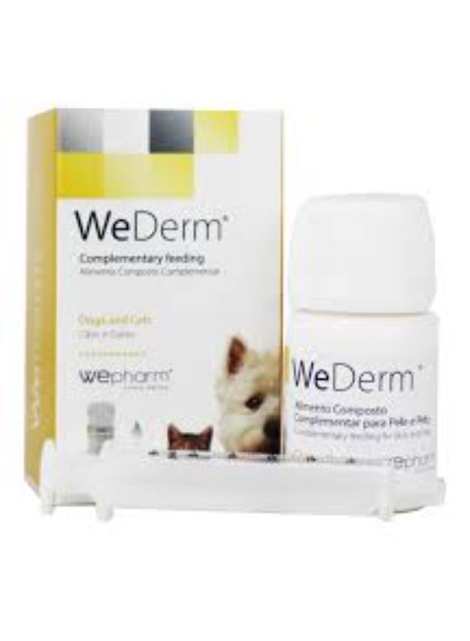 WePharm WeDerm Oral Liquid Skin & Coat Support rich in Omega 3 & 6 + Vitamins  for Dogs & Cats 30 ml From Varmacy - Image 3